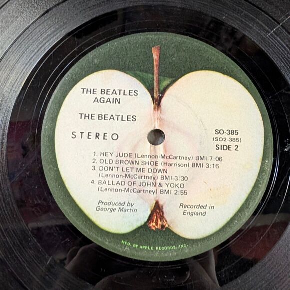 The Beatles Again Vinyl Record Loose LP Only Hey Jude Vintage - Picture 3 of 5